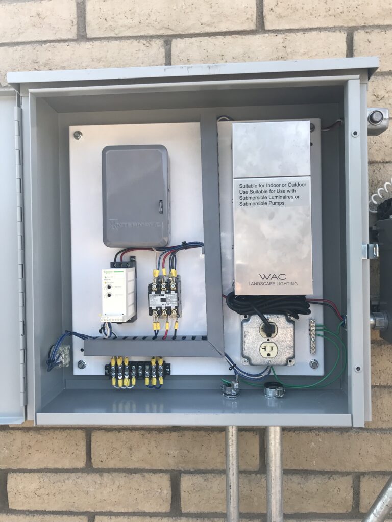 Commercial control panel installation