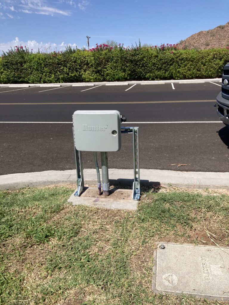 Parking lot electrical power pedestal