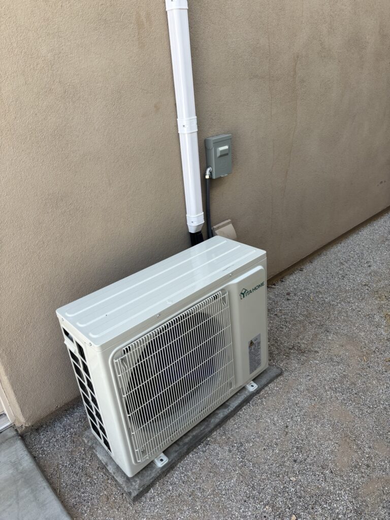 Disconnect and wiring for a mini split system